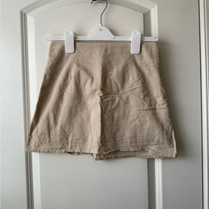 Princess Polly Tan Mini Skirt